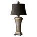 Afton Table Lamp in Antiqued Silver