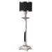 Tuxedo Floor Lamp in Silver Plated