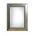 Fresno Scratched Silver Framed Mirror