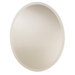 Large Frameless Oval Wall Mirror
