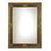 Cadence Rectangular Beveled Mirror in Burnished Woodtone