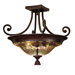 Elba 2 Light Semi Flush Mount