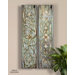 Climbing Vines and Florals Wall Art in Hand Applied Sand Texture (Set of 2)