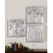 Sterling Trio Canvas Wall Art By Eve - 20" x 20" (Set of 3)