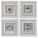 4 Piece Cupcakes by Grace Feyock Wall Art Set - 12"x12"