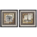 2 Piece Paris Tokens by Grace Feyock Wall Art Set - 20"x20"