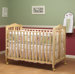 Lisa Two Level Full Size Folding Crib in Natural