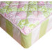 Flower Basket Quilted Changing Pad Cover in Pink, Green and White