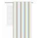 Mod Diamonds and Stripes Curtain Panel in Aqua and Chocolate