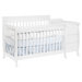 Kalani 4 in 1 Convertible Crib and Changer Combo in White