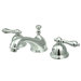 Widespread Bathroom Faucet with Double Lever Handles