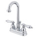 Centerset Bathroom Faucet with Double Lever Handles