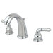 Widespread Bathroom Faucet with Double Modern Lever Handles