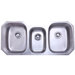 Rancho Undermount Offset Triple Bowl Kitchen Sink
