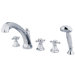 Roman Tub Faucet and Diverter Hand Shower