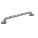 18" Decorative Textured Grab Bar in Satin Nickel