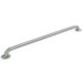 Decorative Textured Grab Bar in Satin Nickel