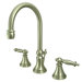 Widespread Bathroom Faucet with Double Lever Handles