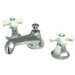 Metropolitan Widespread Bathroom Faucet with Double Porcelain Cross Handles