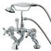 Hot Springs Deck Mount Clawfoot Tub Faucet with Handshower