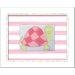 Flowers and Bugs Lilly Turtle Framed Giclee Wall Art