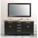 Battista 72" Double Bathroom Vanity in Dark Espresso
