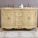 Tarragona Double 58" Bathroom Vanity in Antique Ivory