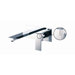 Brick Wall Mounted Bathroom Sink Faucet with Single Lever Handle