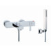 Brick Chic Wall Mount Thermostatic Tub Faucet with Hand Shower