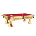 Traditional Cedar Log Pool Table