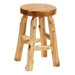 Traditional Cedar Log Accent Stool