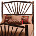 Hickory Sunburst Headboard