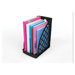 Nestable Plastic Magazine File, 4-5/8 x 10-7/8 x 11-3/8, Black,