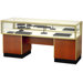 Streamline 38" x 60" Sit Down Jewelry Case with Panel Back