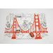 Fun on the Golden Gate Placemat