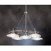 Structures 5 Light Chandelier in Brushed Nickel