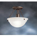 Swiss Passport 1 Light Semi Flush Mount