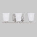 Ice  Vanity Light in Antique Pewter