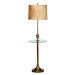 Pressick  Tray Floor Lamp in Aged Brass