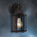Chesapeake  Outdoor Wall Lantern in Black