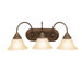 Telford  Vanity Light in Olde Bronze