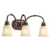 Durham  Vanity Light in Olde Bronze