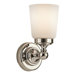 Perth  Wall Sconce in Polished Nickel