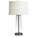 One Light Table Lamp in Pewter