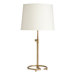 Westwood Coil Contemporary Style One Light Table Lamp in Natural Brass