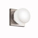 Circa One Light Bath Vanity in Brushed Nickel