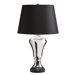 Quicksilver One Light Table Lamp with Painted Glass