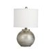 The New Informality 16.5" Hammered Bronze Round Table Lamp