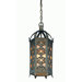 Gables  Hanging Lantern in Charred Gold