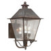 Montgomery  Wall Lantern with Metal Top